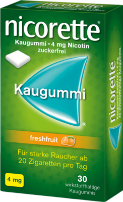 NICORETTE Kaugummi 4 mg freshfruit