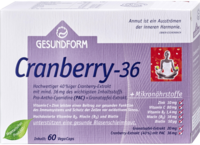 GESUNDFORM Cranberry 36 Kapseln