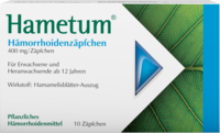 HAMETUM Hämorrhoiden Zäpfchen