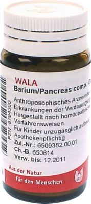 BARIUM/PANCREAS comp.Globuli