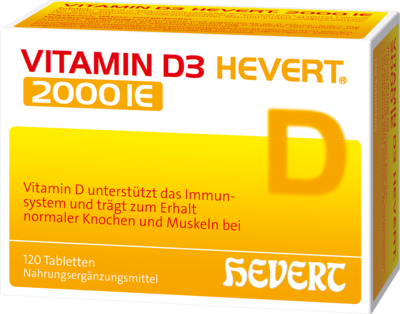 VITAMIN D3 HEVERT 2.000 I.E. Tabletten