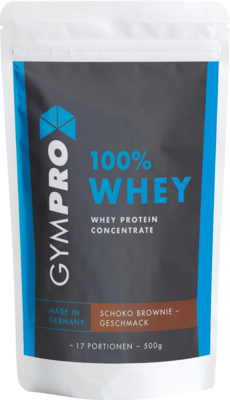 GYMPRO 100% Whey Protein Pulver Schokolade-Brownie