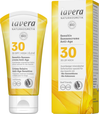 LAVERA sensitiv Sonnencreme anti-age LSF 30