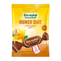 EM-EUKAL Bonbons Ingwer Shot gefüllt zuckerhaltig