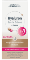 HYALURON SANFTE Bräune Express Körper Creme