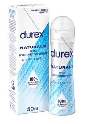 DUREX naturals Gleitgel extra feuchtigkeitsspend.